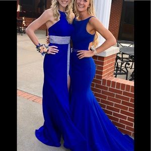 Sherri Hill Royal Blue Prom Dress